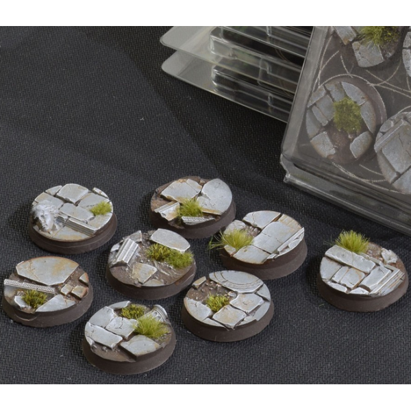 Gamers Grass - Battle Ready Bases - Temple - Round 32mm (8)