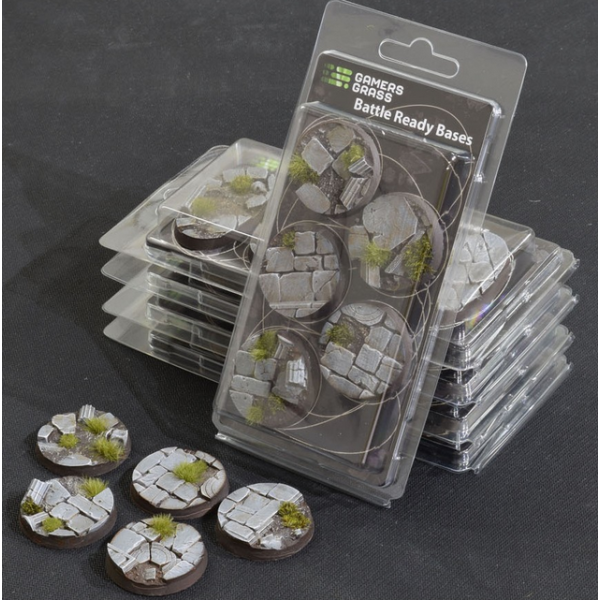 Gamers Grass - Battle Ready Bases - Temple - Round 40mm (5)