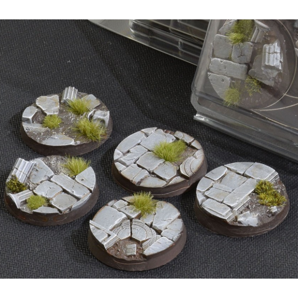 Gamers Grass - Battle Ready Bases - Temple - Round 40mm (5)