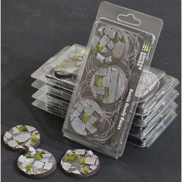 Gamers Grass - Battle Ready Bases - Temple - Round 50mm (3)