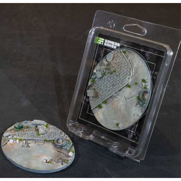 Gamers Grass - Battle Ready Bases - Urban Warfare - Oval 120mm (1)