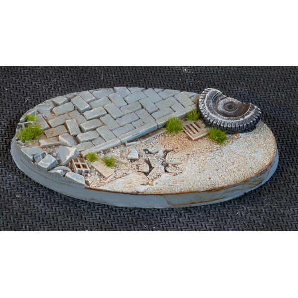 Gamers Grass - Battle Ready Bases - Urban Warfare - Oval 75mm (3)