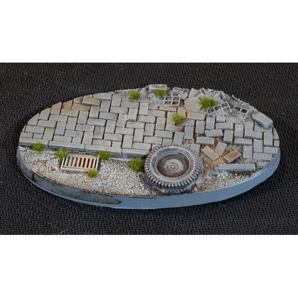 Gamers Grass - Battle Ready Bases - Urban Warfare - Oval 90mm (2)