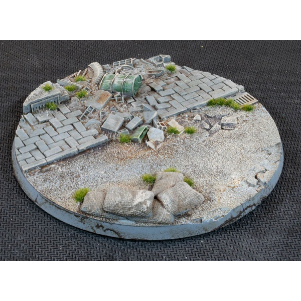 Gamers Grass - Battle Ready Bases - Urban Warfare - Round 100mm (1)