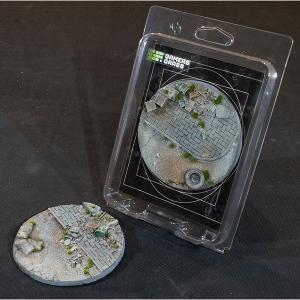 Gamers Grass - Battle Ready Bases - Urban Warfare - Round 100mm (1)