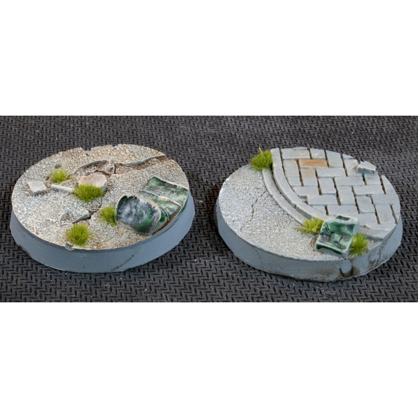 Gamers Grass - Battle Ready Bases - Urban Warfare - Round 40mm (5)