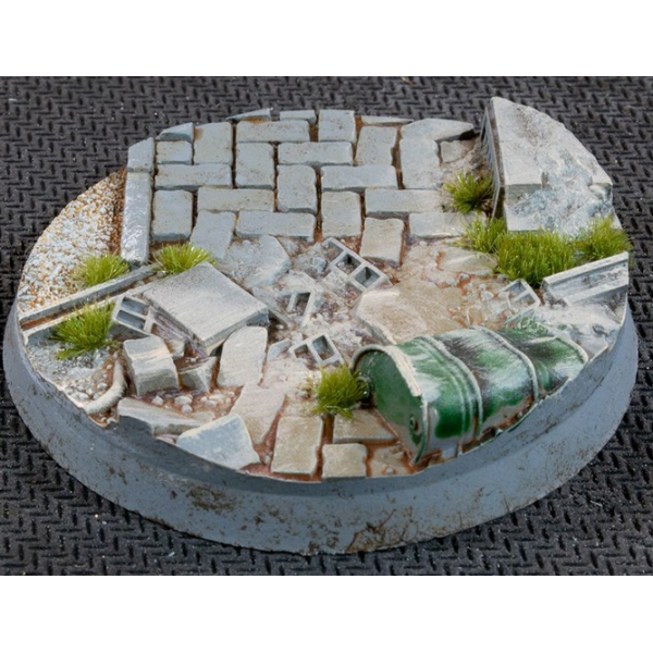 Gamers Grass - Battle Ready Bases - Urban Warfare - Round 50mm (3)