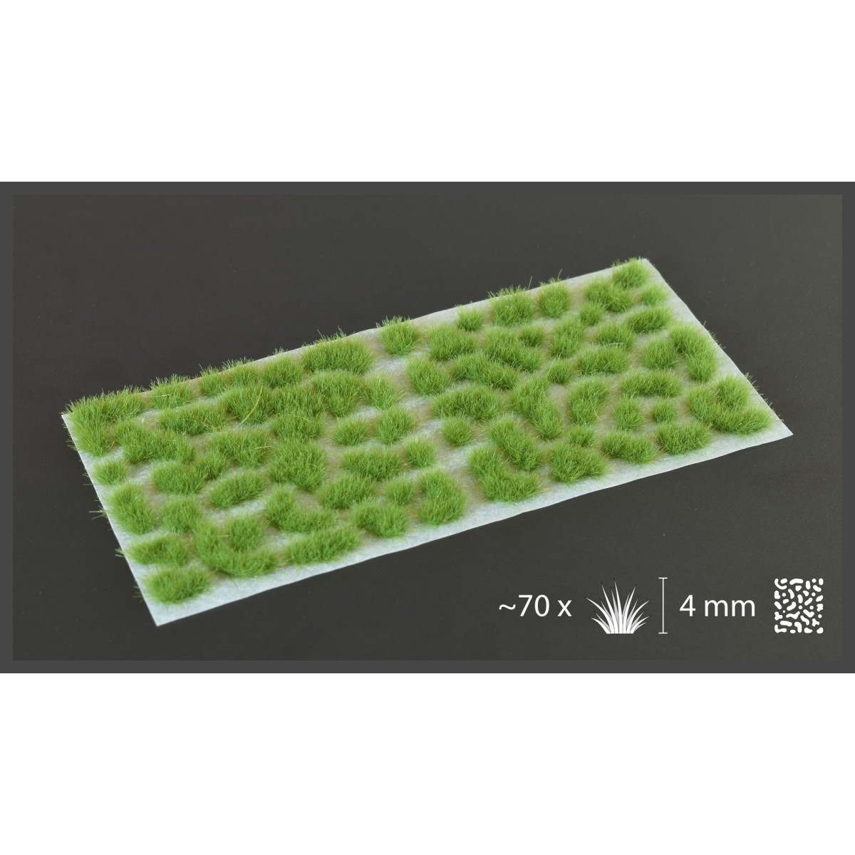 Gamer's Grass Gen II - Green Tufts 4mm (Wild)