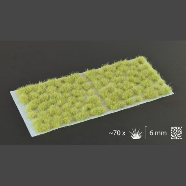 Gamer's Grass Gen II - Light Green Tufts 6mm (Wild)