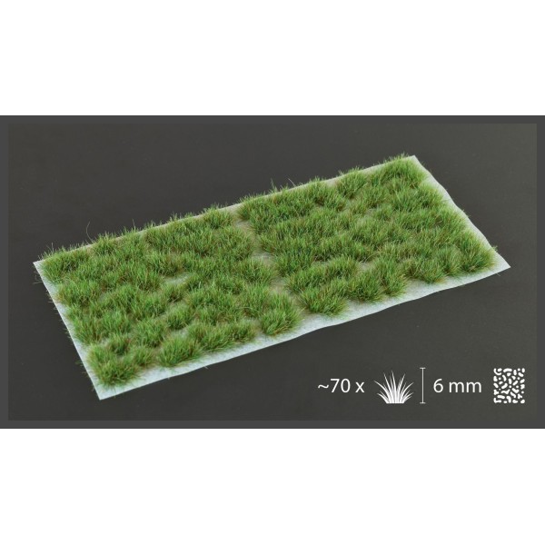 Gamer's Grass Gen II - Strong Green Tufts 6mm (Wild)