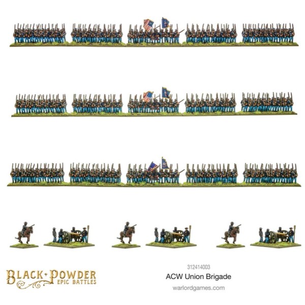 Warlord Games - Black Powder Epic Battles: American Civil War - Union Brigade 