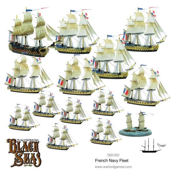 Black Seas - French Navy Fleet (1770 - 1830)