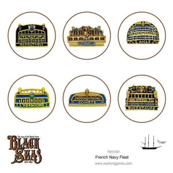 Black Seas - French Navy Fleet (1770 - 1830)