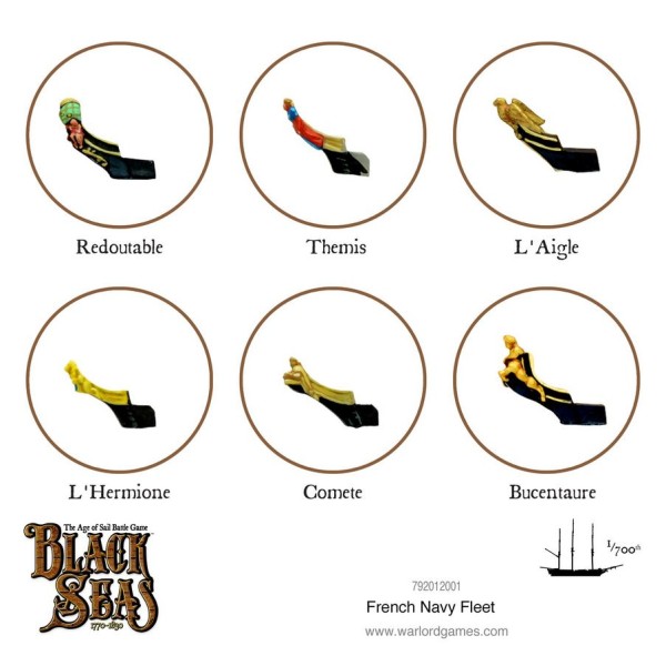 Black Seas - French Navy Fleet (1770 - 1830)