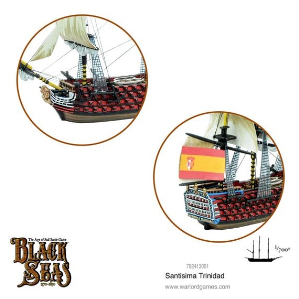 Black Seas - Spanish Navy - Santisima Trinidad