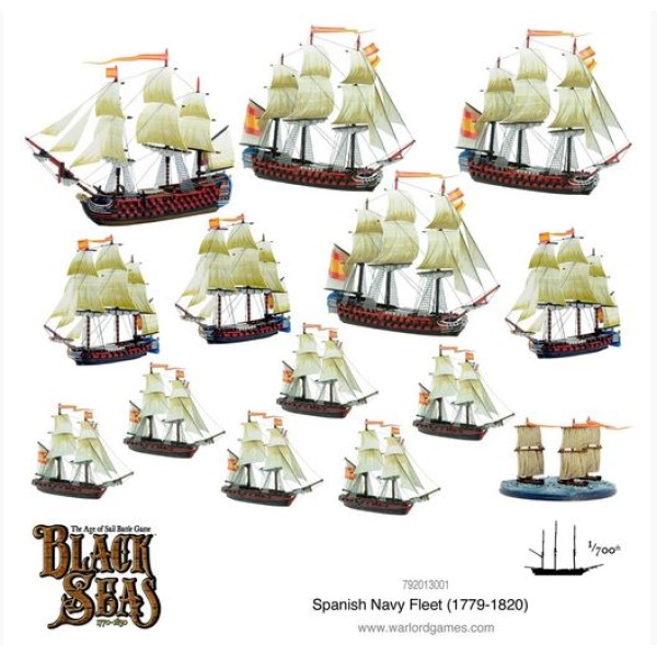 Black Seas - Spanish Navy Fleet (1770 - 1830)