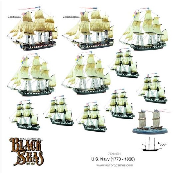 Black Seas - US Navy Fleet (1770 - 1830)