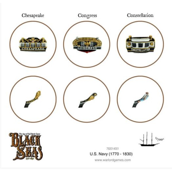 Black Seas - US Navy Fleet (1770 - 1830)