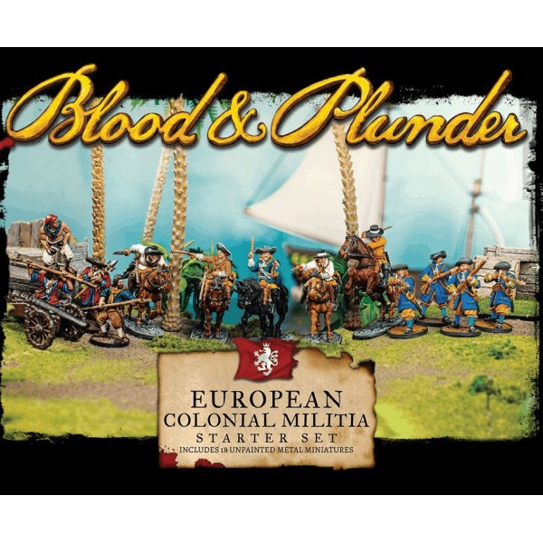 Blood & Plunder - European Colonial Militia Set