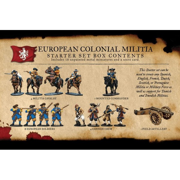 Blood & Plunder - European Colonial Militia Set