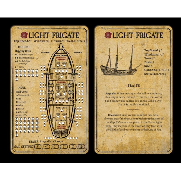 Blood & Plunder - Frigate (Resin)