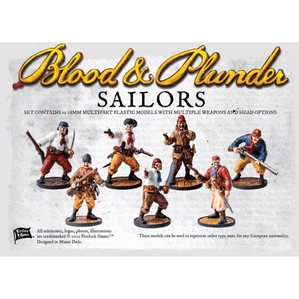 Blood & Plunder - Plastic Sailors Unit Box (12)