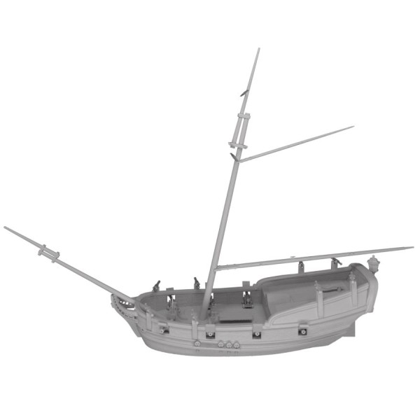 Blood & Plunder - 18th Century Bermuda Sloop Ship Kit (Plastic)