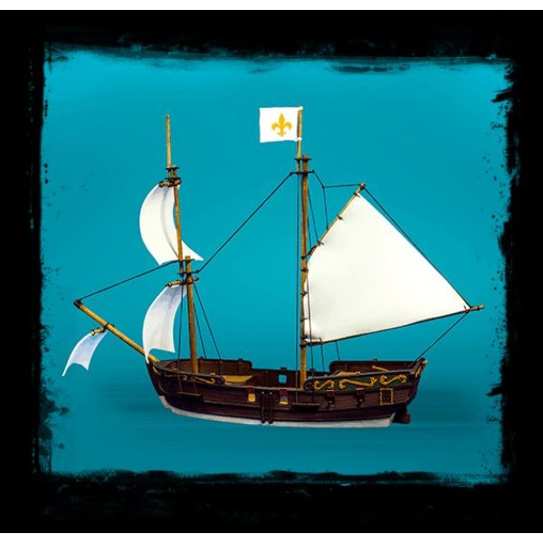 Blood & Plunder - Brigantine Ship (Resin)