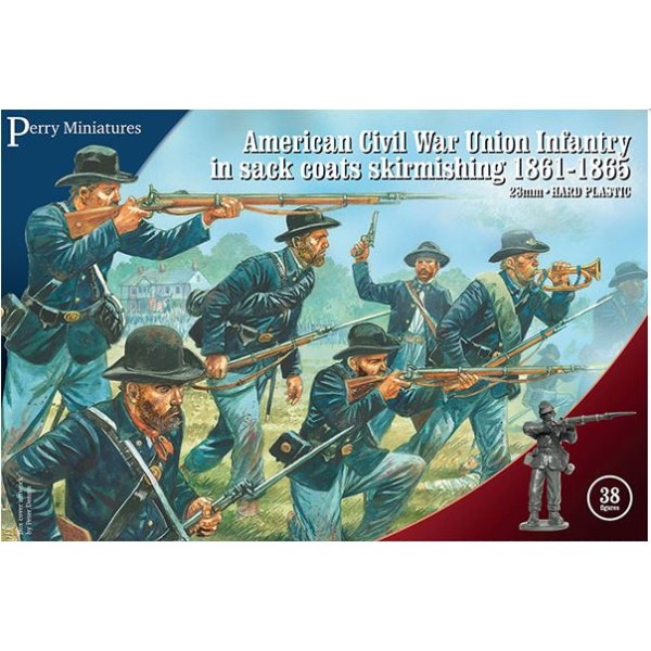 Perry Miniatures - American Civil War - Union Infantry in Sack Coats Skirmishing