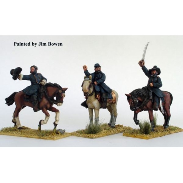 Perry Miniatures - American Civil War - Union Generals Mounted (3)