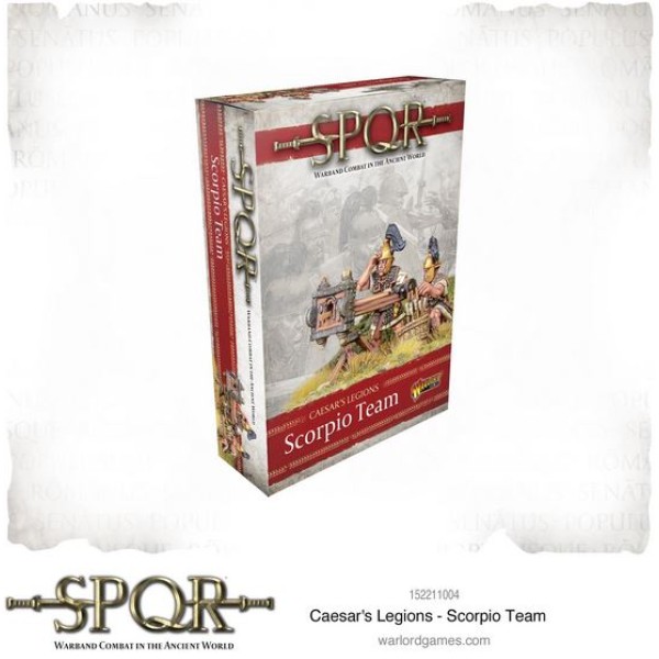 SPQR - Warband Combat in the Ancient World - Caesar's Legions Scorpion Team