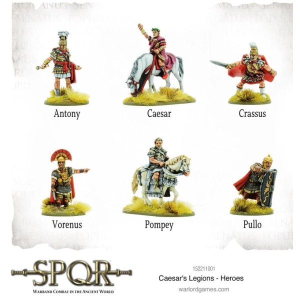 SPQR - Warband Combat in the Ancient World - Caesar's Legions Heroes