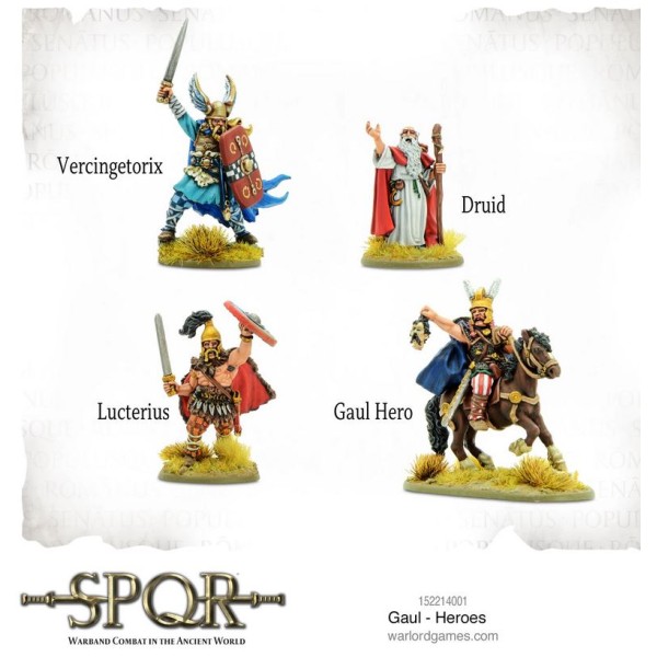 SPQR - Warband Combat in the Ancient World - Gaul Heroes