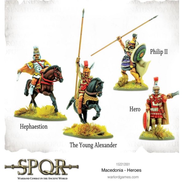 SPQR - Warband Combat in the Ancient World - Macedonia - Heroes