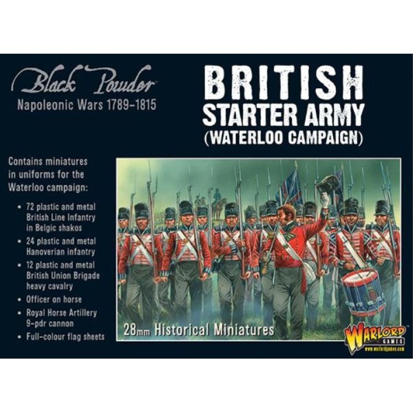 Warlord Games - Black Powder 2nd Edition - British Starter Army (Waterloo Campaign)