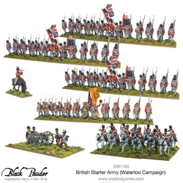 Warlord Games - Black Powder 2nd Edition - British Starter Army (Waterloo Campaign)