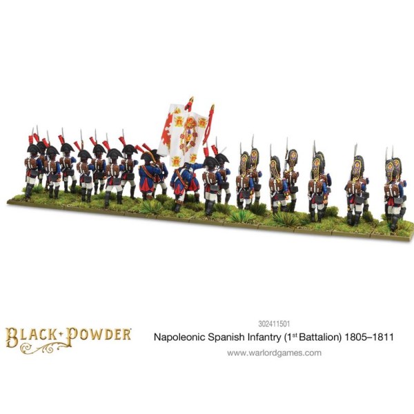 Warlord Games - Black Powder - Napoleonic Spanish Infantry - 1st Battalion