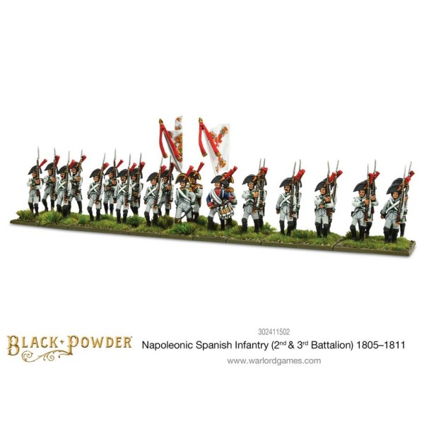 Warlord Games - Black Powder - Napoleonic Spanish Infantry - 2nd / 3rd Battalions