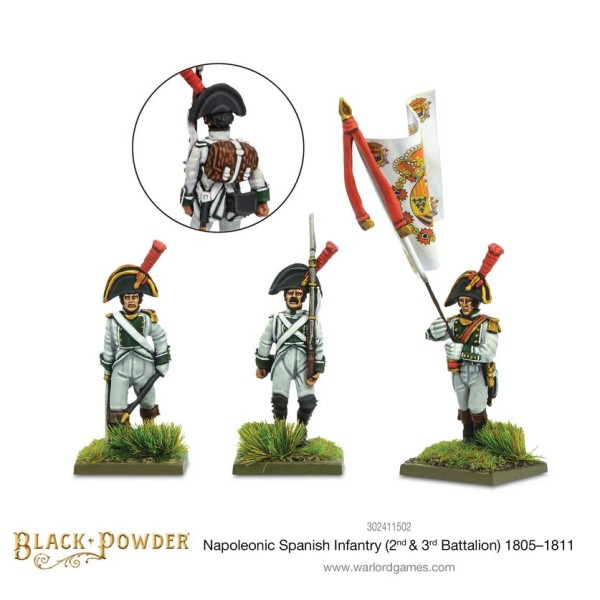 Warlord Games - Black Powder - Napoleonic Spanish Infantry - 2nd / 3rd Battalions