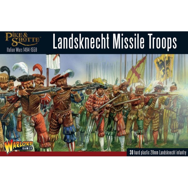 Warlord Games - Pike and Shotte - Landsknechts Missile Troops