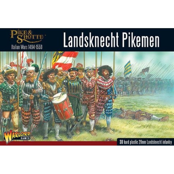 Warlord Games - Pike and Shotte - Landsknechts Pikemen 