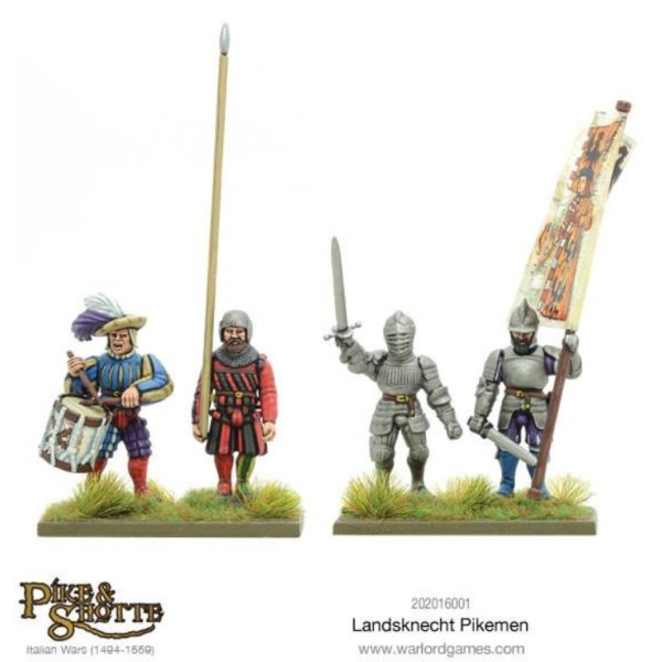 Warlord Games - Pike and Shotte - Landsknechts Pikemen 