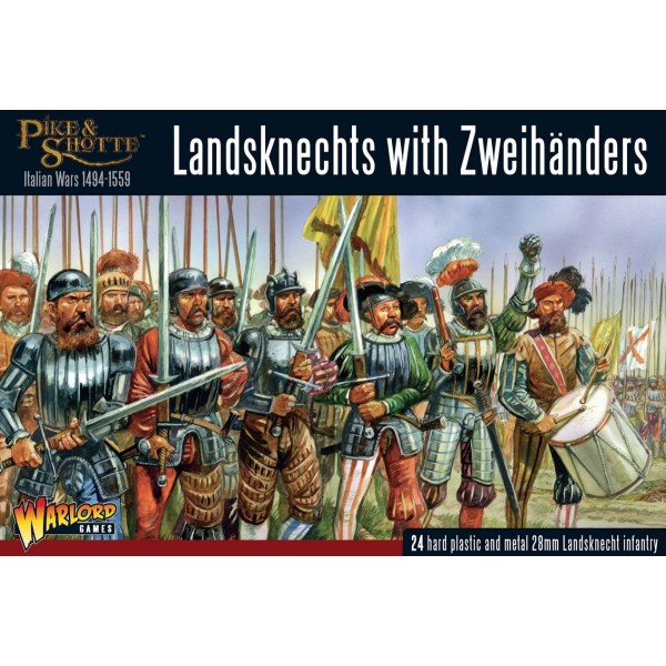 Warlord Games - Pike and Shotte - Landsknechts with Zweihanders 