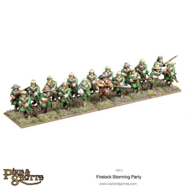 Warlord Games - Pike and Shotte - Firelock Storming Party