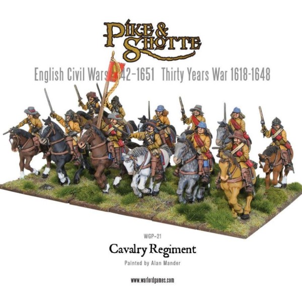Warlord Games - Pike and Shotte - Cavalry Regiment plastic boxed set 