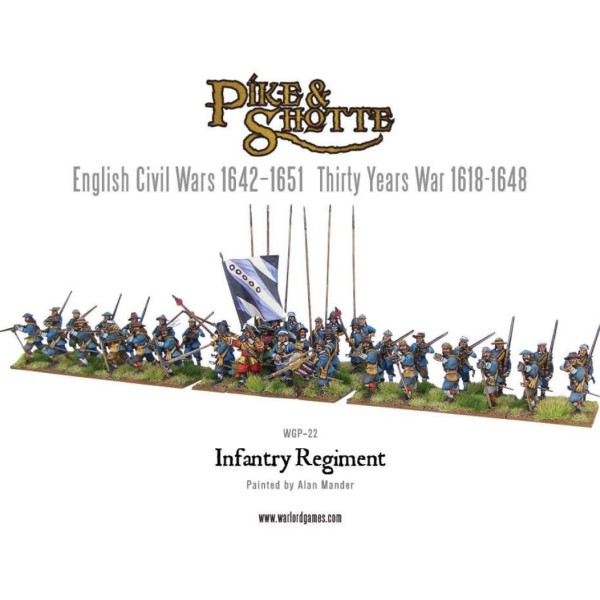 Warlord Games - Pike and Shotte - Infantry Regiment plastic boxed set 