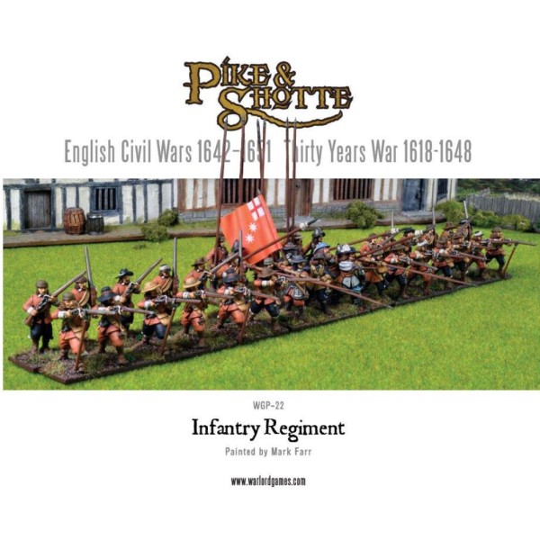 Warlord Games - Pike and Shotte - Infantry Regiment plastic boxed set 
