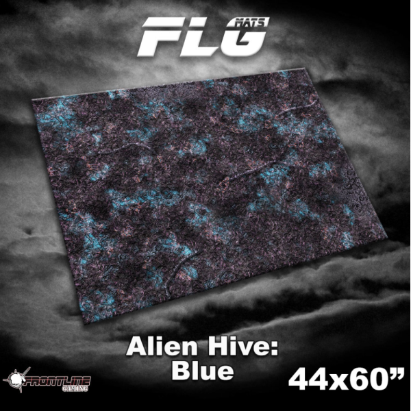 Frontline Gaming Mats - Alien Hive 44" x 60" - BLUE (In-store Pick-up Only)