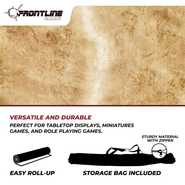 Frontline Gaming Mats - Badlands v.1 4' x 6' (In-store Pick-up Only)