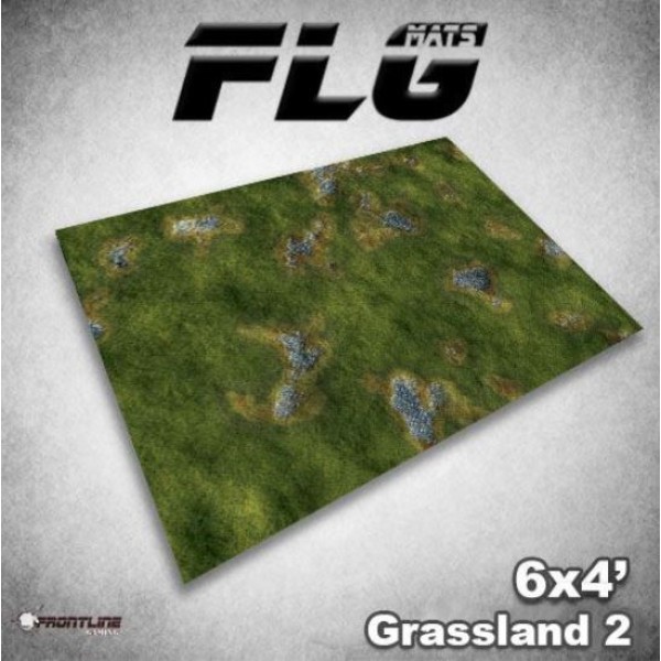 Frontline Gaming Mats - Grasslands v.2 4' x 6' (In-store Pick-up Only)